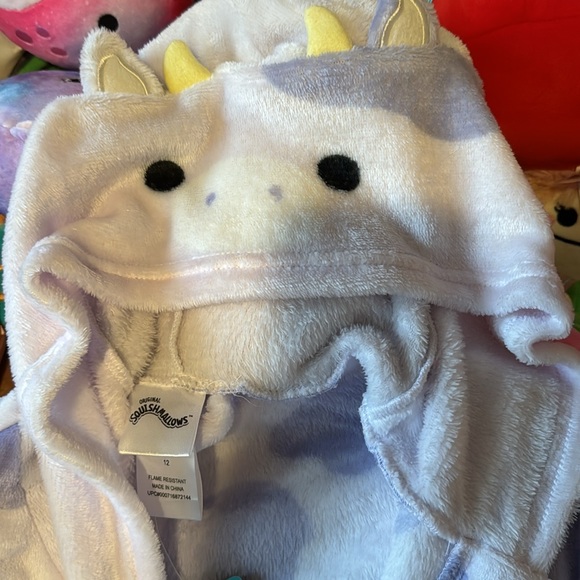 Bubba the cow squishmallow bathrobe NWT - Picture 2 of 7